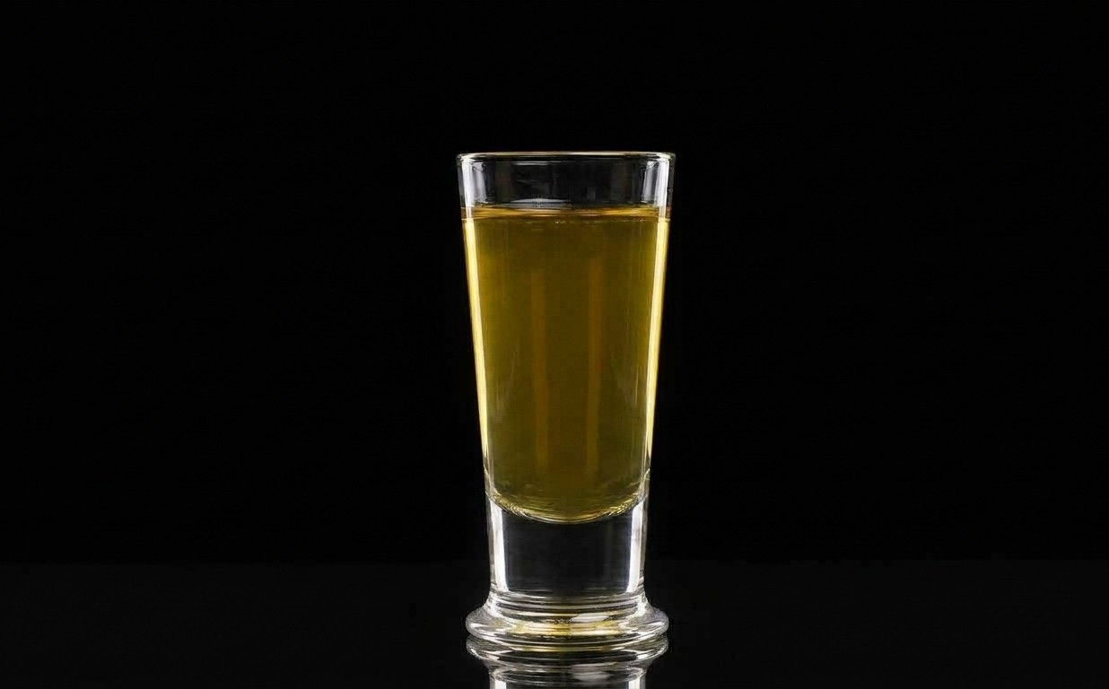 Louie's Limoncello served chilled in a shot glass